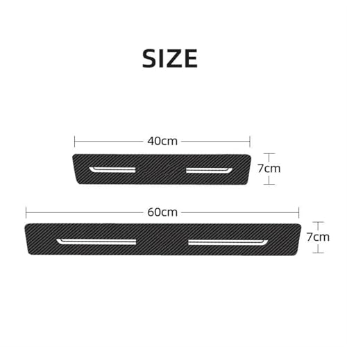 Seuil de porte Toyota Yaris 10 90 130 150 210 protection de coffre - 3