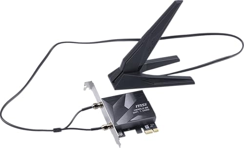 MSI Herald WiFi 7 PCIe Card for Desktop PC BE9400 Tri-Band, Bluetooth 5.4, 6GHz, MLO, 320MHz, 5.8Gbps by msi - Image 8