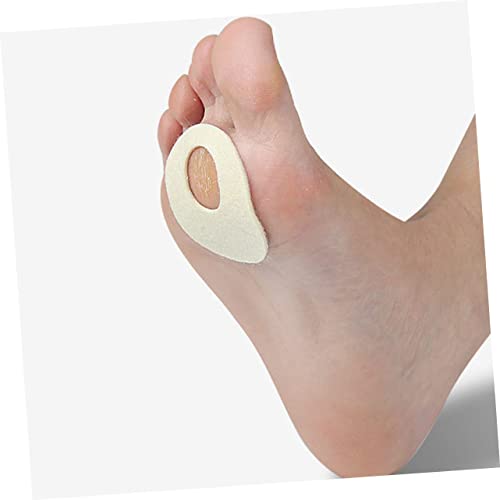 GLEAVI 6 Sheets Felt Corn Stickers Corn Relief Pad Remover Cushions Self Adhesive Cushions Feet Pad Toe Felt Cushion Foot Pad Corn Pads for Shoes Sticker High Heel - Image 6