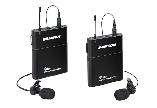 Image of SAMSON Concert XD2 Dual Presentation Wireless Microphone System Lavaliere