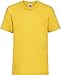 Fruit of the Loom - T-shirt - - Uni - Crew - Manches courtes Garçon Jaune sunflower 9-11 Years