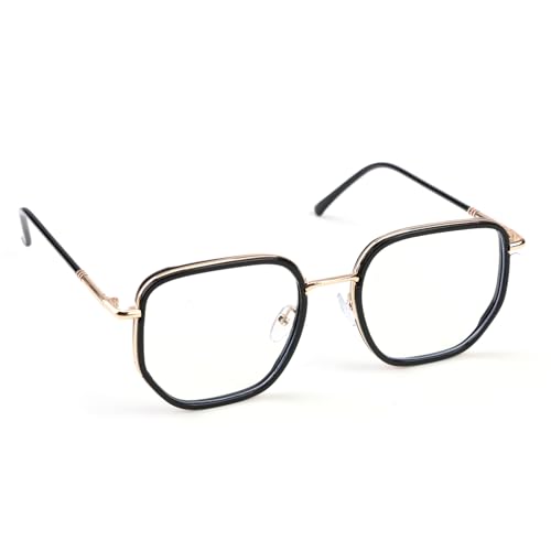 Ownkim Gafas Filtro Luz Azul Grandes para Ordenador y Lectura, Protección Efectiva Anti Fatiga,Ligeras y Cómodas para Hombre y...
