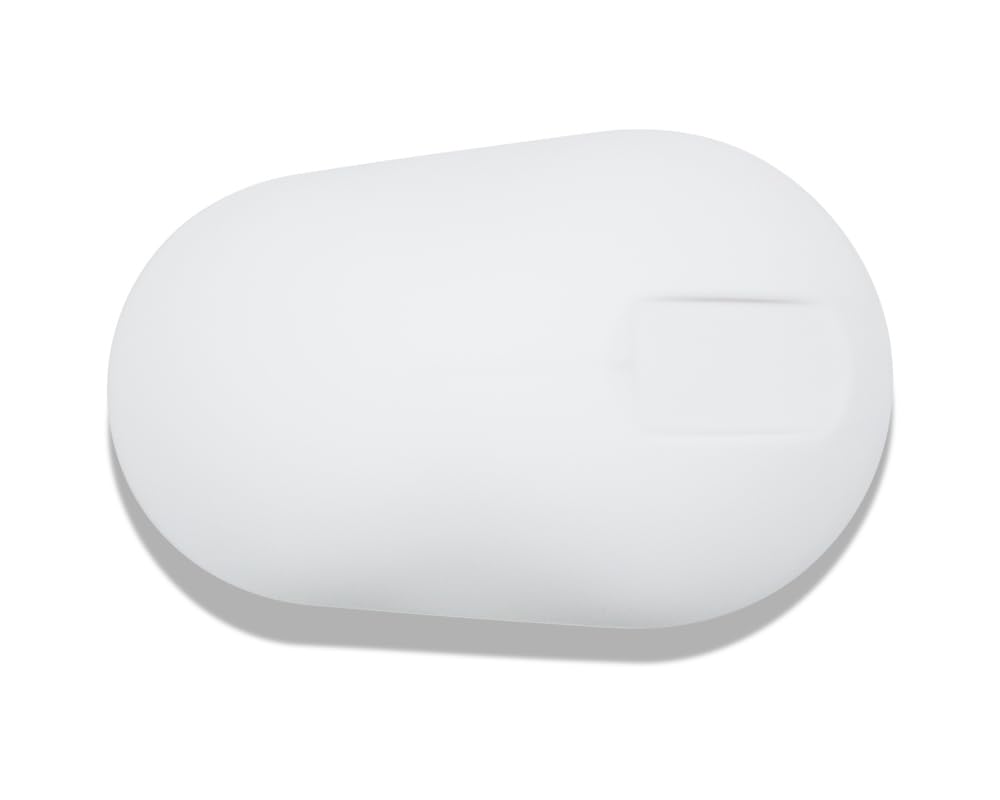 PUREKEYS Hygiene Maus V2024-50075- kabellos - desinfizierbar & abwaschbar, Schutzgrad IP 66 - Pausenfunktion - Silikonummantelte - Touchscroll Funktion mit Mittelknopf