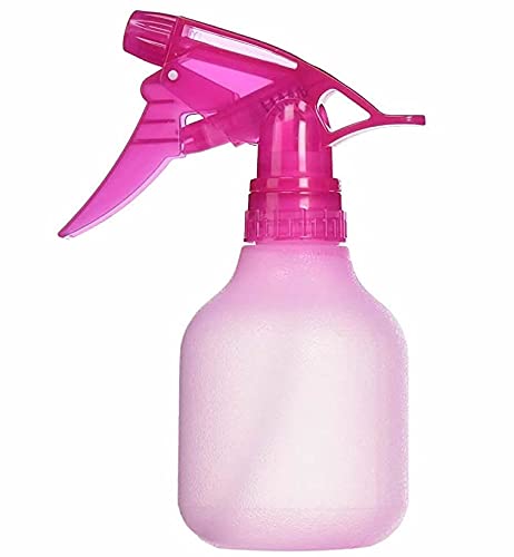 Rayson Empty Spray Bottle Refillable Container, Fine Mist Sprayer Trigger Squirt Bottle for Taming Hair, Hair styling, Watering Plants, Showering Pets (1 Pack, Pink) - Pink - 8 Ounces