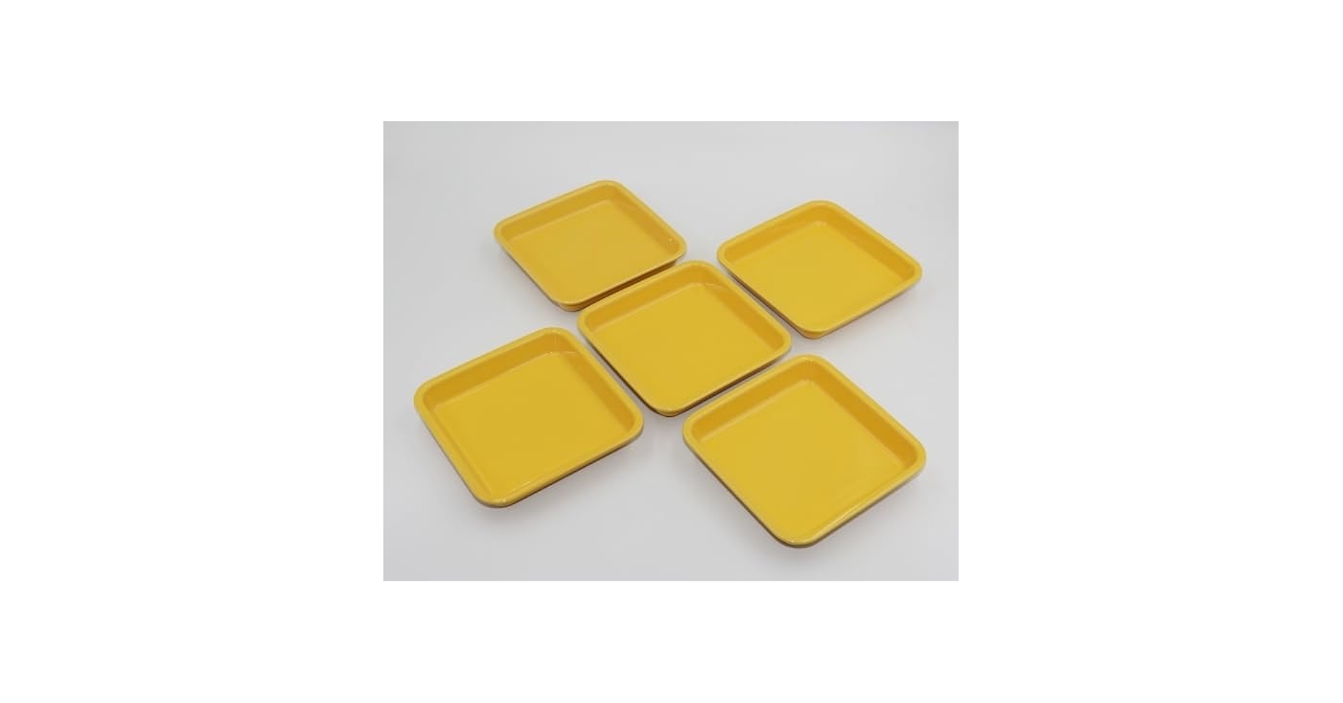 Amazon | 幸福の黄色い器 13cm角皿 5枚セット | ノー