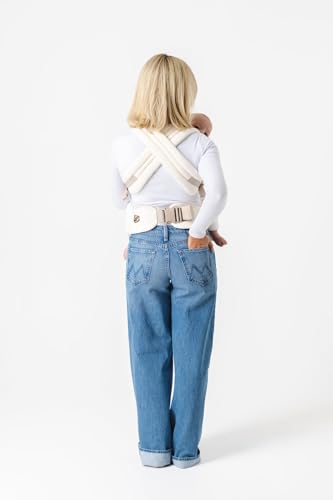 image for MABĒ Mabē Monarch Ergonomic Baby Carrier – Premium Cotton Soft Str