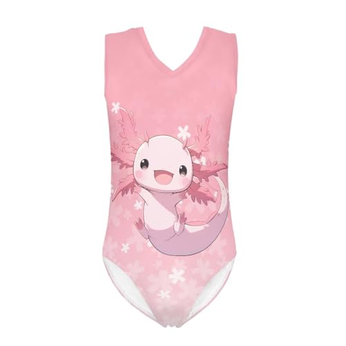 Image of Mumeson Girls One Piece Swimsuits Lightweight V-Neck Swimwear Bathing Suits for Little Girls 3-14 Years