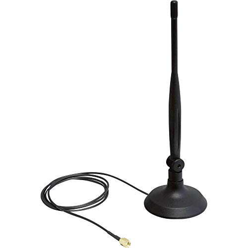 Antenne Wi-Fi Delock 88413 2.4 GHz 4 dBi omnidirectionnelle pour routeur noir