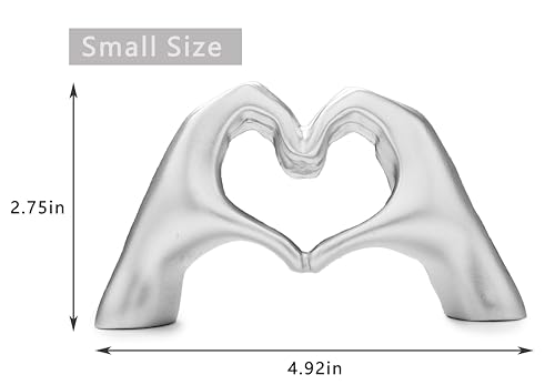 Escultura de Manos en Forma de Corazón Pequeña Decorativa miniatura 4