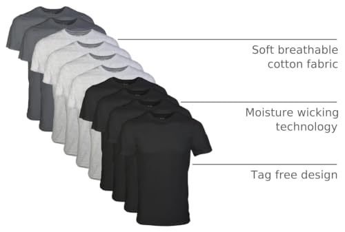 Image of Gildan Men's Crew T-Shirts, Multipack, Style G1100