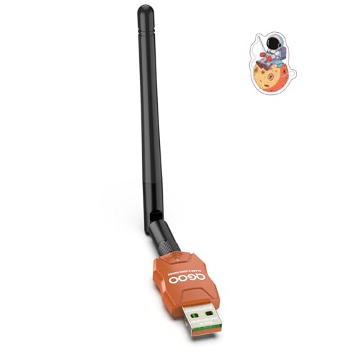Class 1 Long Range Bluetooth Adapter for PC, QGOO USB Bluetooth Adapter for PC 5.3+EDR, Bluetooth Dongle Bluetooth Receiver Support Windows10/8.1/8/7?orange-132?