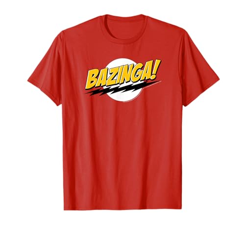 The Big Bang Theory Bazinga! Classic Logo Funny TV Show T-Shirt
