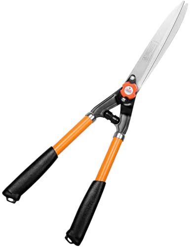 Falcon FHS-999 Wooden Handle Steel Hedge Shear with Wooden Handle (Multicolor)