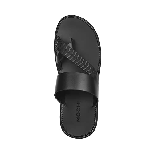Mochi Men Leather Thong Slipper | Chappal | Open Sandal