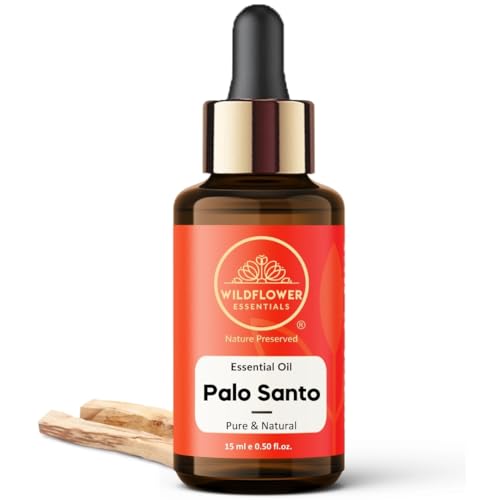 Image of Palo Santo Essential Oil (Bursera graveolens) Pure | Non-Sticky | Non-greasy | Lightweight | Men & Women | All Skin Types | Steam Distilled 15ml (0.50 Fl Oz)