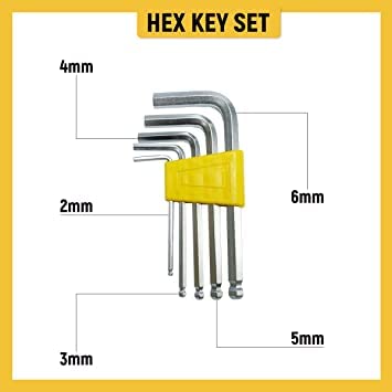 ToughHub 134-Piece Tool Kit, Home & Car DIY Hand Tools Set including Hammer, Hex Keys, Screwdrivers, Sockets, Measuring Tape - Image 4