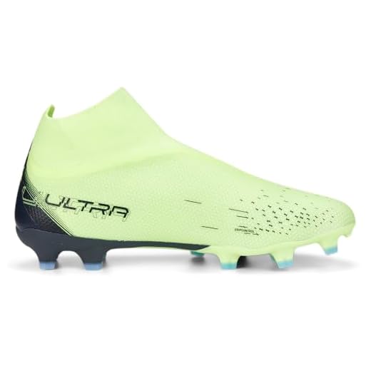 PUMA Ultra Match+ Laceless Firm Ground/Artificial Ground Fizzy Light/Parisian Night/Blue Glimmer 9.5 D (M)