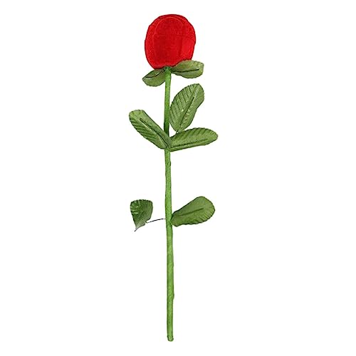 Guangcailun Caja de joyería Cajas de Anillos de Flores Rosas Caja de Anillos de Almacenamiento livianos Compromiso Boda Colgante Ceremonia Novia