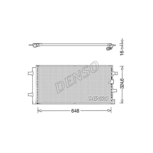 DENSO Kondensator, Klimaanlage