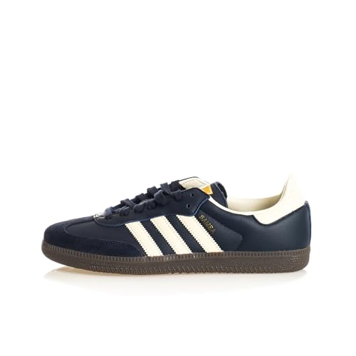 Image of adidas Samba OG Men's Shoes, Night Navy /Cream White /Gum, Size 9.5