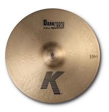 The 18" K Zildjian K Dark Crash has a dark, warm, low-pitched crash Gives a fast decay that is complex, full-bodied yet very musical The cymbal is mid pitched with short sustain Copper Tin ratio of 80/20 Traditional finish