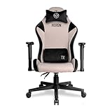Cadeira Gamer TGT Heron TX Tecido | Preto e Cinza | TGT-HRTX-FB01