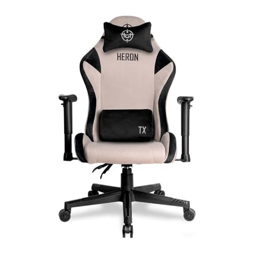 Cadeira Gamer TGT Heron TX Tecido | Preto e Cinza