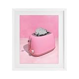 Tostapane Disco Retro Glam Kitchen, 43 x 53 cm, stampa incorniciata sotto