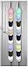 2 Pack Baseball Cap Hat Rack Holder Caprack Hat Rack Storage Storage With Adjustable Hooks 20 Caps (Black)