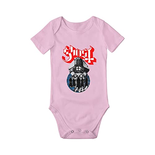 Image of Marquislh Baby Boy Clothes, Newborn Infant Short Sleeve One-Piece Bodysuits Swedish Rock Band Ghosst B.C. (Band) Baby Clothes, Kids' Romper Jumpsuit Cotton Baby Clothes Bodysuits 6 Months