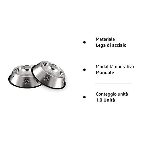 Hotype Ciotole per Cani in Acciaio Inox, Giotole