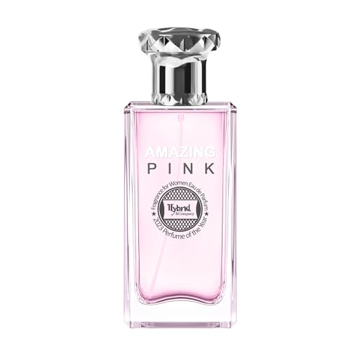 Hybrid & Company Amazing Pink Pour Femme Eau De Parfum Natural Spray Vaporisateur,3.4FL.OZ