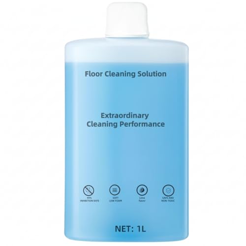 Floor Cleaning Solution Compatible With Roborock Robot Vacuum And Mop Cleaner Deep Cleans For Multiple Hard Floors for Robot & Wet Dry Vacuums Mopping Floor Cleaners Solution  33.8 Fl. OZ(1 Bottle)