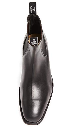 Men's Classic RM Leather Chelsea Boots, Black, 12 Medium US4