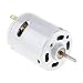 JEEFUSE 2PCS RS365 DC Motor 12-25V Massager Motor Hair Dryer Micromotor with Piezoresistor and Carbon Brush for Household Appliances