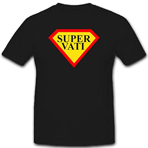 T-shirt Super Hero Papa en taille XXXL pour les hommes forts cherchant un vêtement ample
