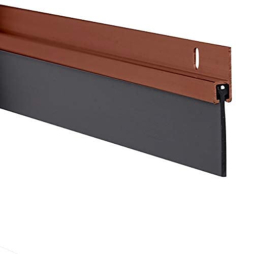 Home Door Seal Aluminium Plate with Rubber (Color: Brown) (94 cm/36.5") 1pcs (B095LMRTV6) Amazon Price History, Amazon Price Tracker