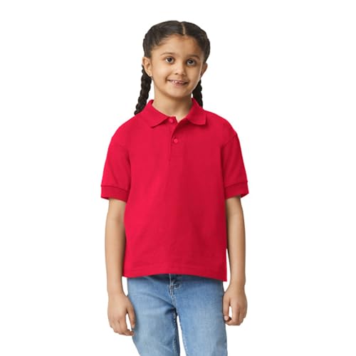 Image of Gildan Kids' DryBlend Short Sleeve Polo, Style G8800b, 3-Pack