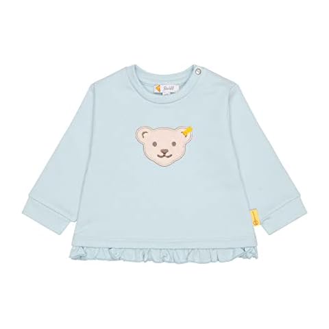 Steiff Baby Girls' Classic Sweatshirt in Sterling Blue Cover