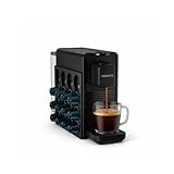 Henotix Capsule Coffee Machine Compatible with Nespresso OriginalLine - 20 BAR Pump, 3 Cup Sizes, Fast Heat-Up, Adjustable Tray & Detachable Magnetic Pod Holder, Compact Design with Auto Shut-Off