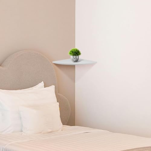 Estantería de esquina de PVC con soporte triangular para optimizar espacio 7