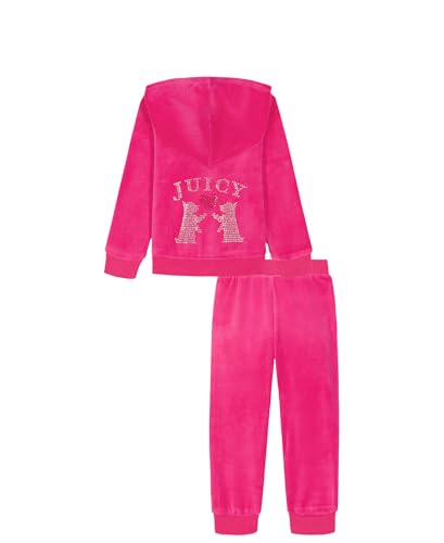 Image of Juicy Couture 2pc Zip Up Velour Jog Set