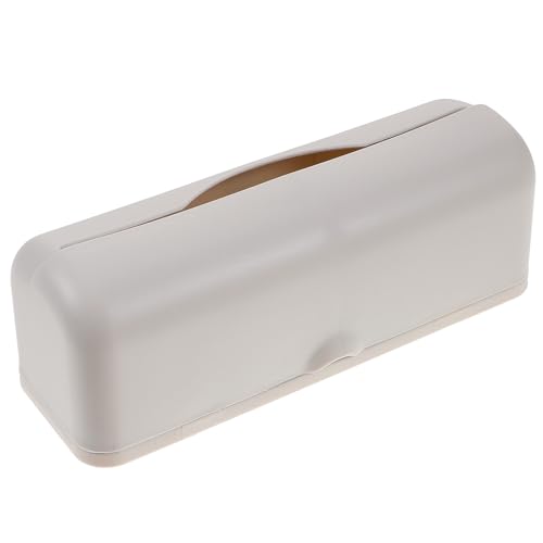 SOLUSTRE Dispensador Colgante de Bolsas de Basura Gris 18x6x6,5 Cm Caja Organizadora de Bolsas Plásticas para Cocina Contenedor Ahorrador de Supermercado y Residuos
