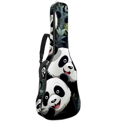 Grand étui pour guitare acoustique 101,6 cm rembourré éponge avec plusieurs poches