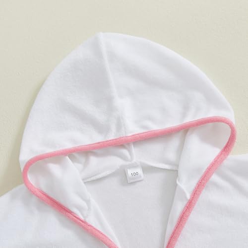 GOOCHEER Toddler Baby Girl Swim Cover Up Beach Bathing Suit Wraps Towel Terry Swimsuit Wraps Bathing Suit Cover Up2