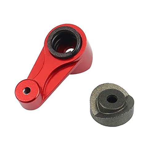 Limnyves Metal Servo Arm Servo Horn For 1/24 Rc Crawler Car Axial Scx24 90081 Axi00001 Upgrade Parts Accessories,1, Red #TOP2