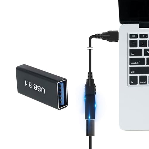 USB-C メス to USB-A メス 変換アダプタ 3個入り USB3.1 10Gbps高速データ転 アダプター Type-C メス - Type-A メス 中継アダプタ USB3.1 Gen2 変換コネクタ 5A急速充電 タイプC タイプA 3個セット (USB-C メス to USB-A メス)