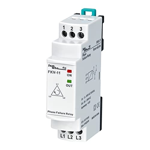 Relais d'asymétrie FKV-11 3x380VAC triphasé sans neutre pour protection contre défaillance de phase