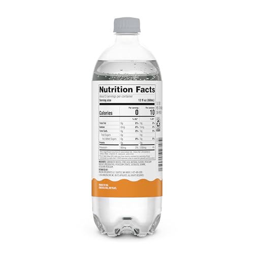 Amazon Grocery, Zero Sugar Tonic Water, 33.8 Oz (Previously Amazon Fresh, Packaging May Vary)
