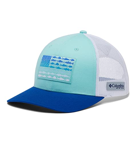 Image of Columbia Unisex-Adult PFG Snap Back Fish Flag Ballcap